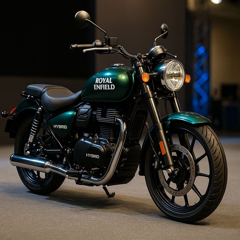 Royal Enfield का Hybrid मोटरसाइकिल