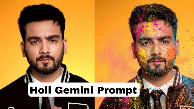 Holi Gemini Promt Ai Photo